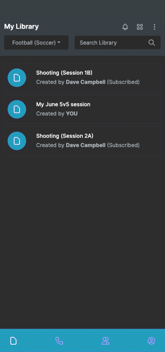 Share and find session plans with ease